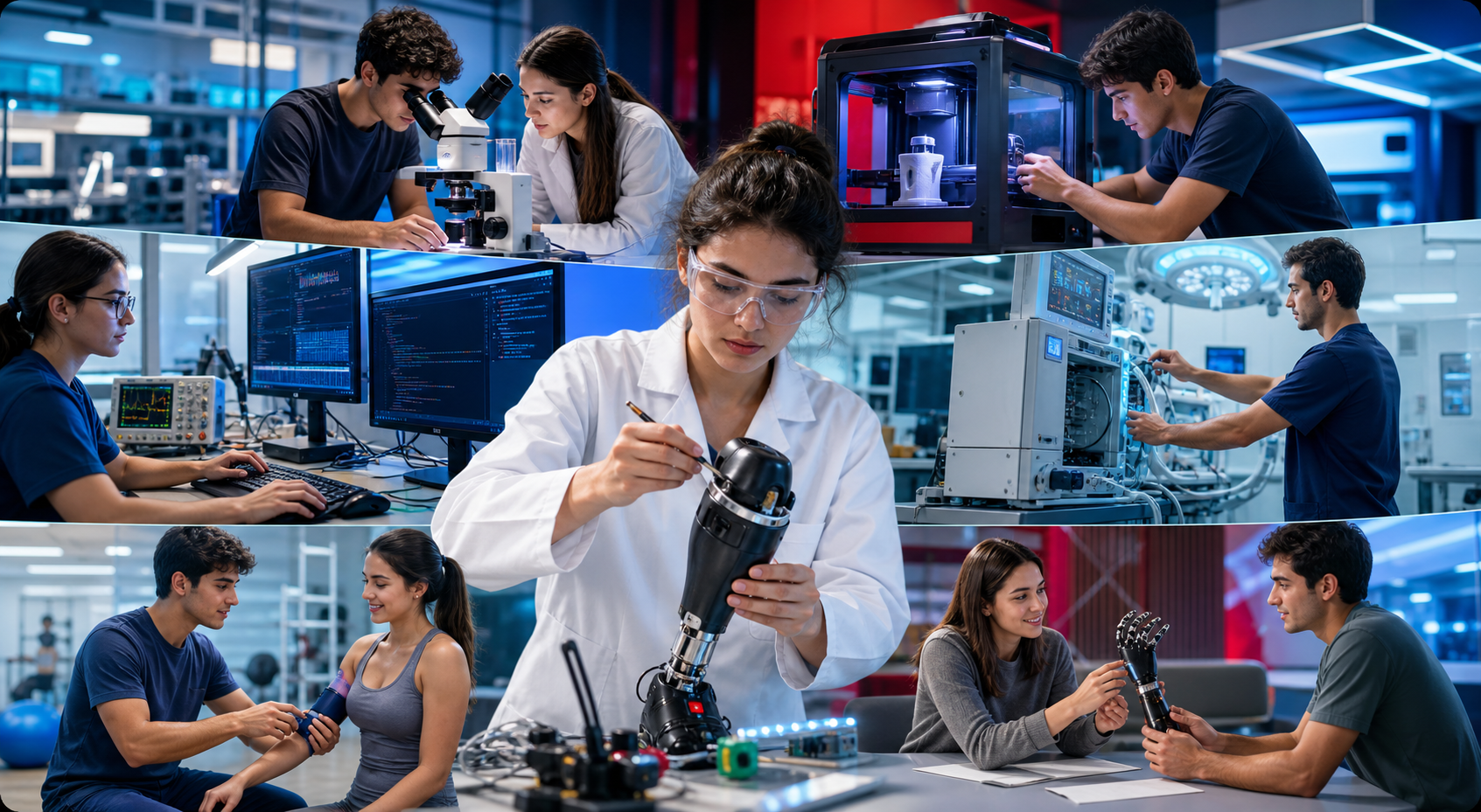 Áreas de formación de Ingeniería Biomédica